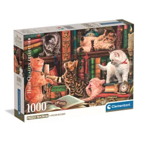   Clementoni Cicás Curious Whiskers 1000 db-os Compact puzzle 