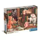Clementoni Cicás Curious Whiskers 1000 db-os Compact puzzle 