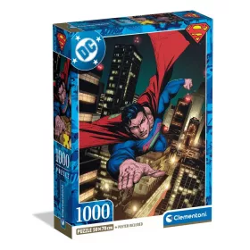 Clementoni Superman Night 1000 db-os Compact puzzle