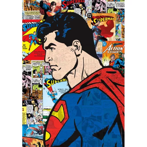 Clementoni Superman Comic 1000 db-os Compact puzzle