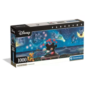   Clementoni Disney Mickey, Minnie Romantic 1000 db-os panorama Compact puzzle