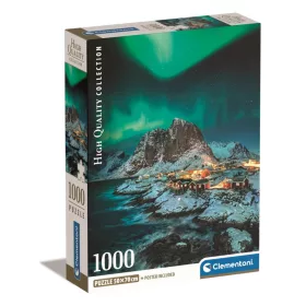 Clementoni Norvégia Lofoten 1000 db-os Compact puzzle