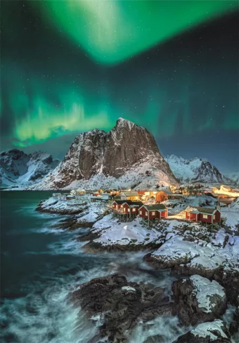 Clementoni Norvégia Lofoten 1000 db-os Compact puzzle