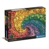Clementoni Színes virágok Whirl 1000 db-os Compact puzzle