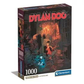 Clementoni Dylan Dog Library 1000 db-os Compact puzzle