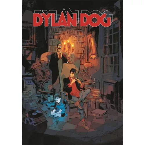 Clementoni Dylan Dog Library 1000 db-os Compact puzzle