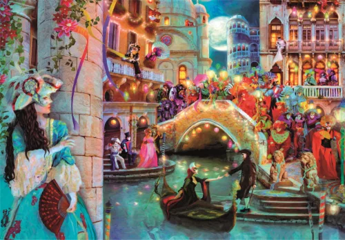 Clementoni Karnevál Moon Party 1000 db-os puzzle 