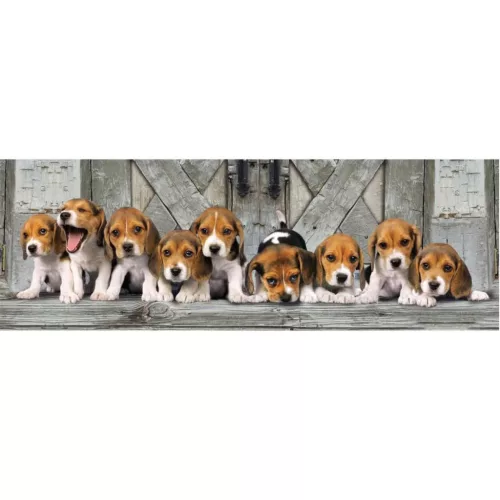 Clementoni Kutyás Beagles 1000 db-os panorama puzzle 