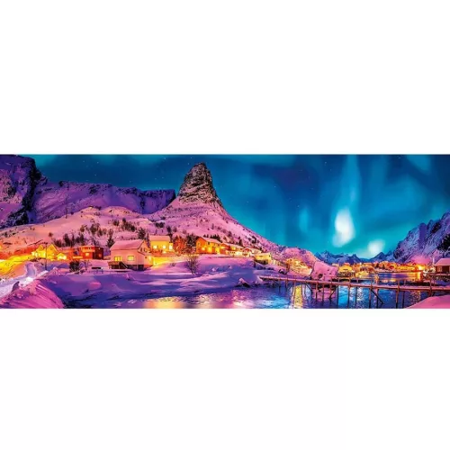 Clementoni Norvégia Lofoten 1000 db-os panorama puzzle 