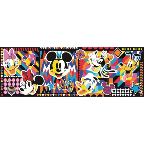 Clementoni Disney Mickey Pop Art 1000 db-os panorama Compact puzzle