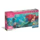 Clementoni Disney Hercegnők Ariel 1000 db-os panorama Compact puzzle