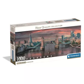   Clementoni London Across the River 1000 db-os panorama Compact puzzle 