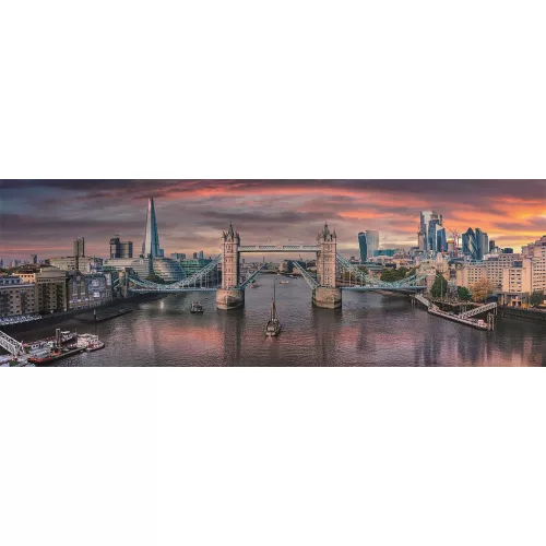 Clementoni London Across the River 1000 db-os panorama Compact puzzle 