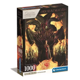 Clementoni Sárkányok Háza Throne 1000 db-os puzzle 