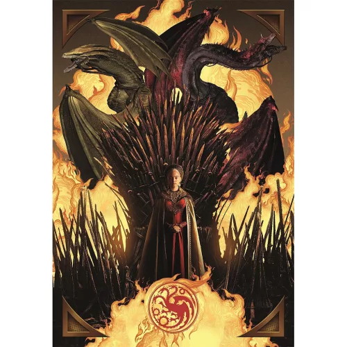 Clementoni Sárkányok Háza Throne 1000 db-os puzzle 