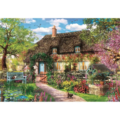 Clementoni Régi házikó Magic Garden 1000 db-os puzzle