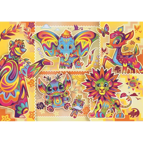 Disney Classics Boho Style 1000 db-os Compact puzzle Clementoni