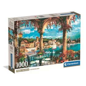   Clementoni Olaszország View of Lake Como 1000 db-os Compact puzzle