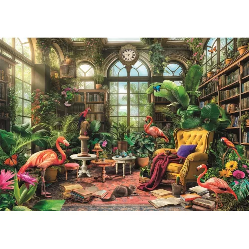 Clementoni Üvegház Library 1000 db-os Compact puzzle