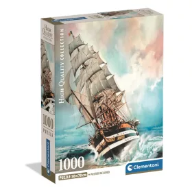 Clementoni Hajó Amerigo Vespucci 1000 db-os Compact puzzle 