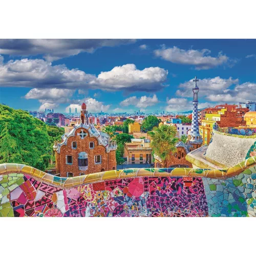 Clementoni Barcelona Park Güell 1000 db-os puzzle 