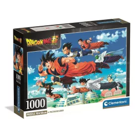 Clementoni Dragon Ball Fly High 1000 db-os Compact puzzle 