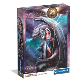 Clementoni Anne Stokes Dragon Mage 1000 db-os Compact puzzle
