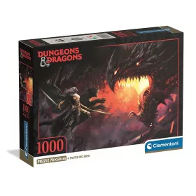   Clementoni Dungeons & Dragons Dark Elf 1000 db-os Compact puzzle 