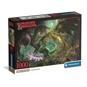   Clementoni Dungeons & Dragons Poison 1000 db-os Compact puzzle