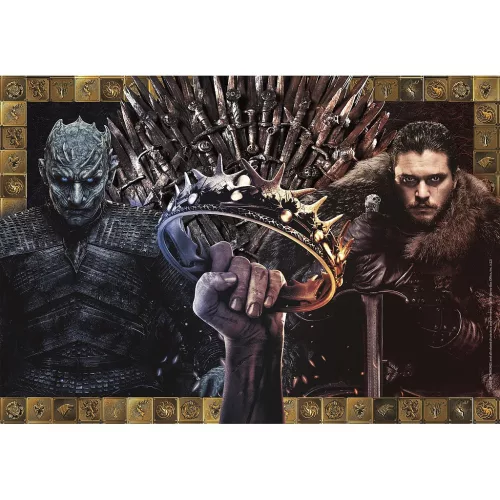 Clementoni Trónok Harca Ice and Fire 1000 db-os Compact puzzle