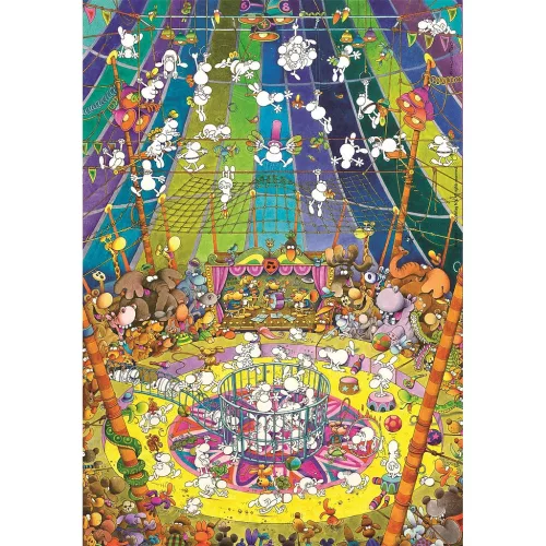 Clementoni Színes Mordillo 1000 db-os Compact puzzle 