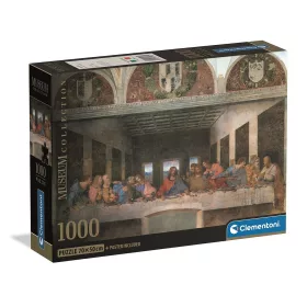   Clementoni Művészet The Last Supper 1000 db-os Compact puzzle