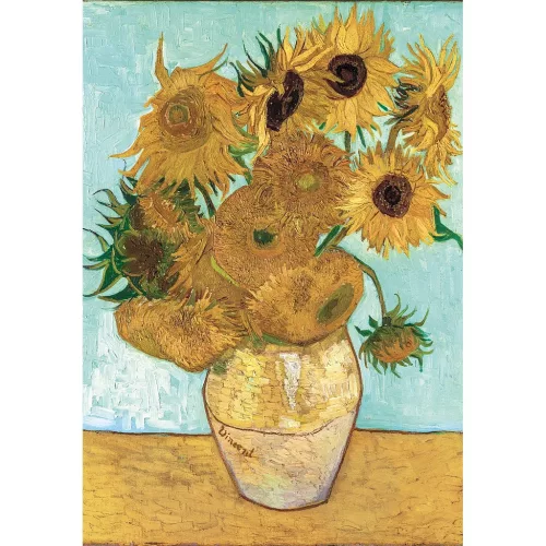 Clementoni Művészet Sunflowers 1000 db-os Compact puzzle 