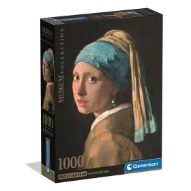   Clementoni Művészet Girl with a Pearl Earring 1000 db-os Compact puzzle 