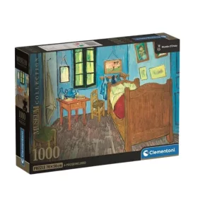   Clementoni Művészet Hálószoba Arles-ban Van Gogh 1000 db-os Compact puzzle