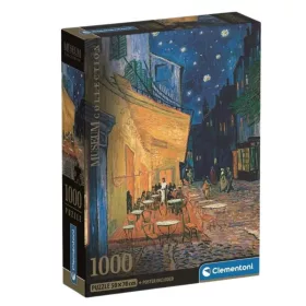   Clementoni Művészet A Kávézó terasza este Van Gogh 1000 db-os Compact puzzle 