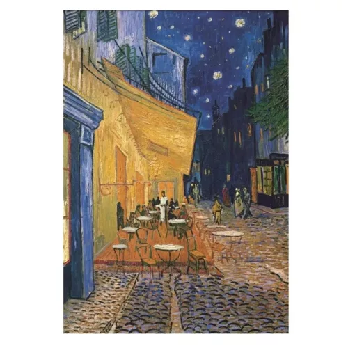 Clementoni Művészet A Kávézó terasza este Van Gogh 1000 db-os Compact puzzle 