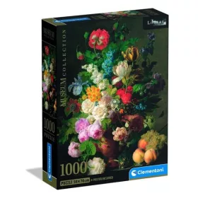   Clementoni Művészet Virágváza Van Dael 1000 db-os Compact puzzle