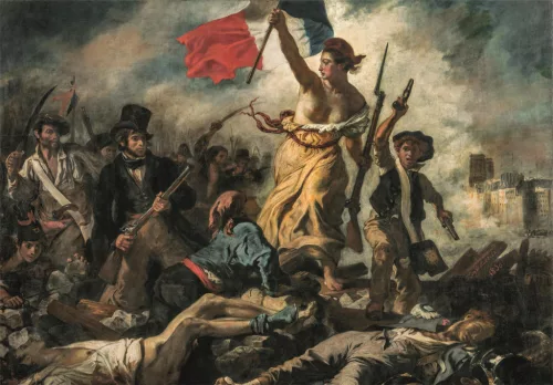 Clementoni Művészet A szabadság vezeti a népet Delacroix 1000 db-os Compact puzzle 