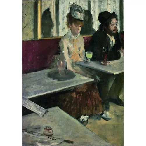 Clementoni Művészet Egy kávézóban Degas 1000 db-os Compact puzzle