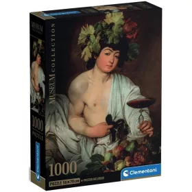   Clementoni Művészet Bacchus Caravaggio 1000 db-os Compact puzzle