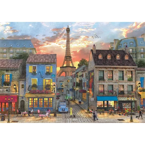 Párizs Streets 1000 db-os puzzle Clementoni