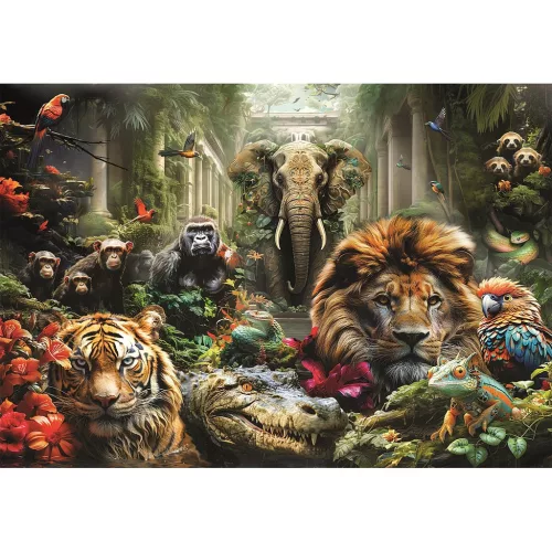 Clementoni Állatos Mystic Jungle 1000 db-os puzzle