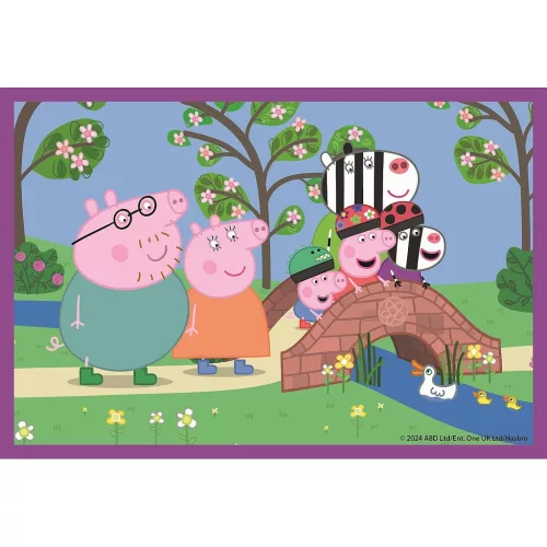 Clementoni Peppa malac Duck Pond mesekocka 6 db-os