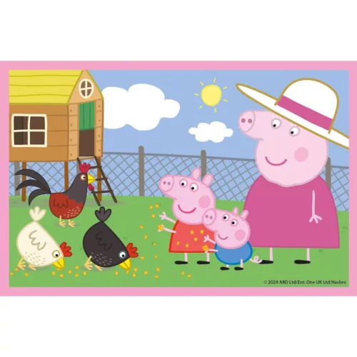 Clementoni Peppa malac Duck Pond mesekocka 6 db-os