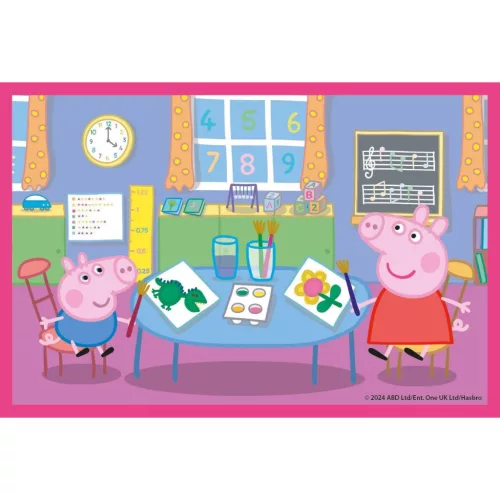 Clementoni Peppa malac Duck Pond mesekocka 6 db-os