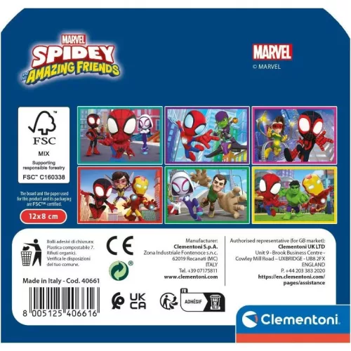 Clementoni Pókember Spidey mesekocka 6 db-os