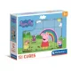 Clementoni Peppa malac Nature Class mesekocka 12 db-os