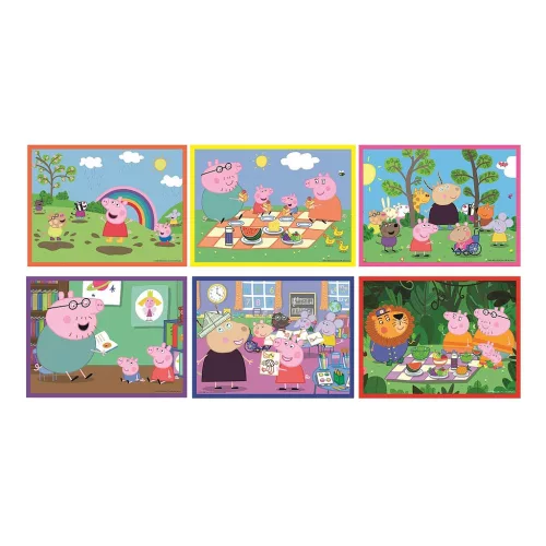 Clementoni Peppa malac Nature Class mesekocka 12 db-os