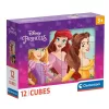 Clementoni Disney Hercegnők Happy Space mesekocka 12 db-os